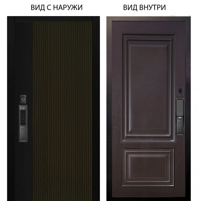 SMART / Рокси дуб рейка морение / Элион Горький шоколад