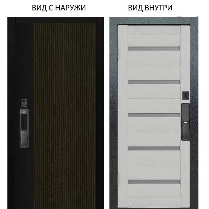 SMART / Рокси дуб рейка морение / Александра Серый винил