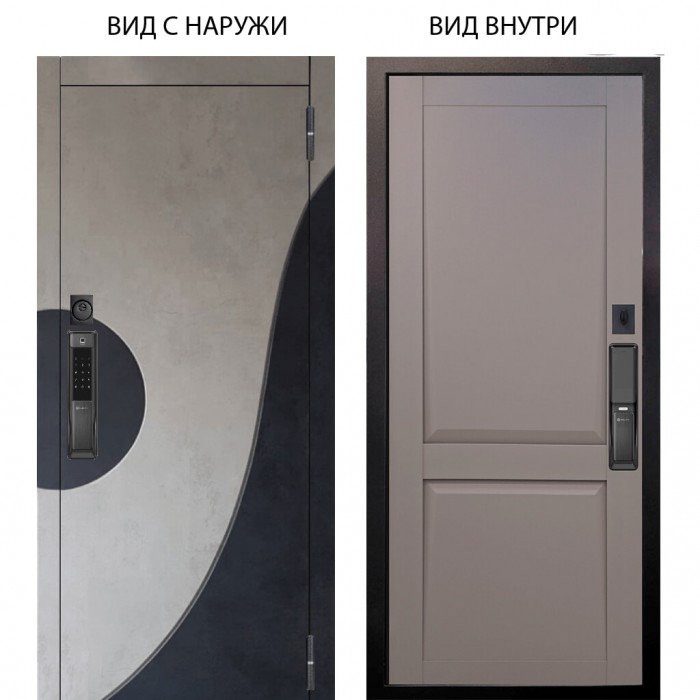 SMART / Стен Бетон урбан милк - бетон урбан индиго / Ариана Серая эмаль