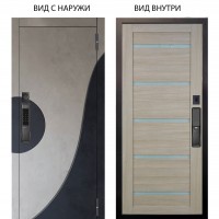 SMART / Стен Бетон урбан милк - бетон урбан индиго / Александра Буксус