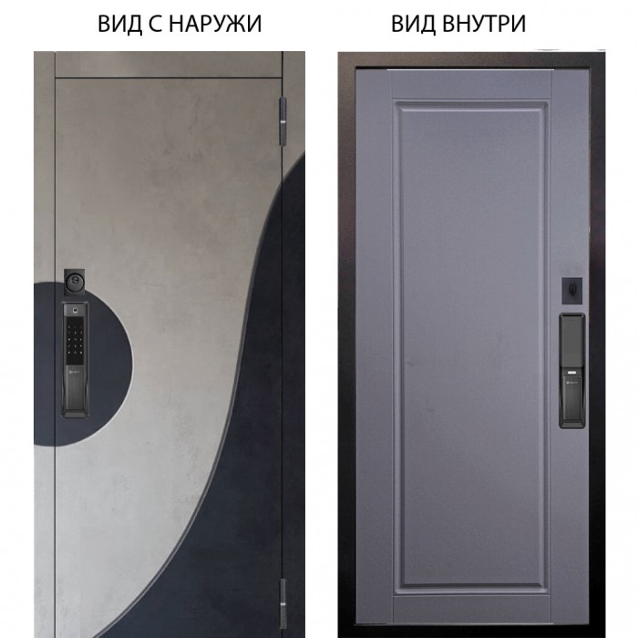 SMART / Стен Бетон урбан милк - бетон урбан индиго / Тревор Силк маус