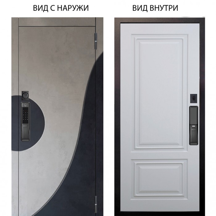 SMART / Стен Бетон урбан милк - бетон урбан индиго / Элион Софт милк