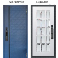 SMART / Тори Синий софт / Мэрелин Софт милк зеркало с фацетом и пескоструем