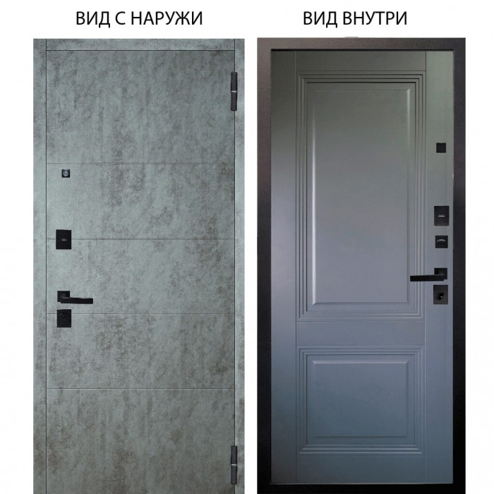 Берлога Нова / Агат Темный бетон горизонт / Соло Антрацит