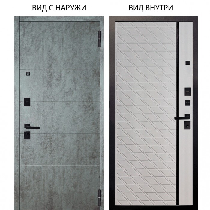 Берлога Нова / Агат Темный бетон горизонт / Тори Софт милк