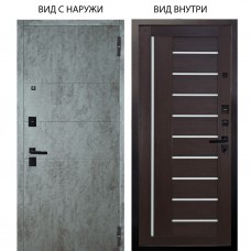 Берлога Нова / Агат Темный бетон горизонт / Диана Вельвет