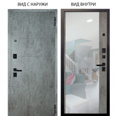 Берлога Нова / Агат Темный бетон горизонт / Магнум Светлый бетон