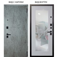 Берлога Нова / Агат Темный бетон горизонт / Милли Роял вуд белый