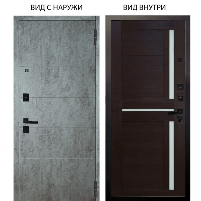 Берлога Нова / Агат Темный бетон горизонт / Мирра Вельвет