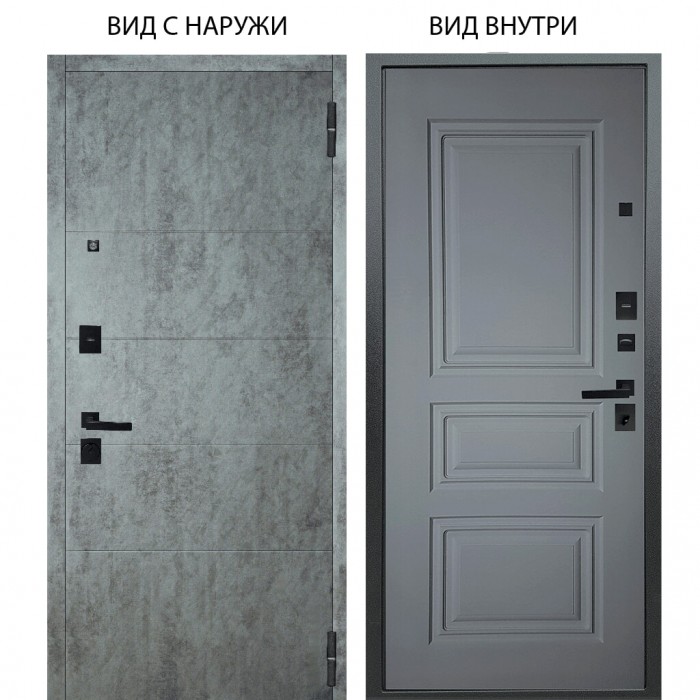 Берлога Нова / Агат Темный бетон горизонт / Скиф Силк маус