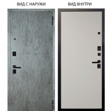 Берлога Нова / Агат Темный бетон горизонт / Элегант Софт милк