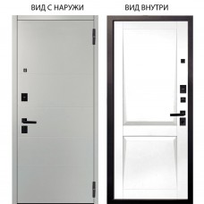 Берлога Нова / Агат Вельвет белый горизонт / Ариана Белая эмаль