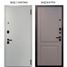 Берлога Нова / Агат Вельвет белый горизонт / Ариана Серая эмаль