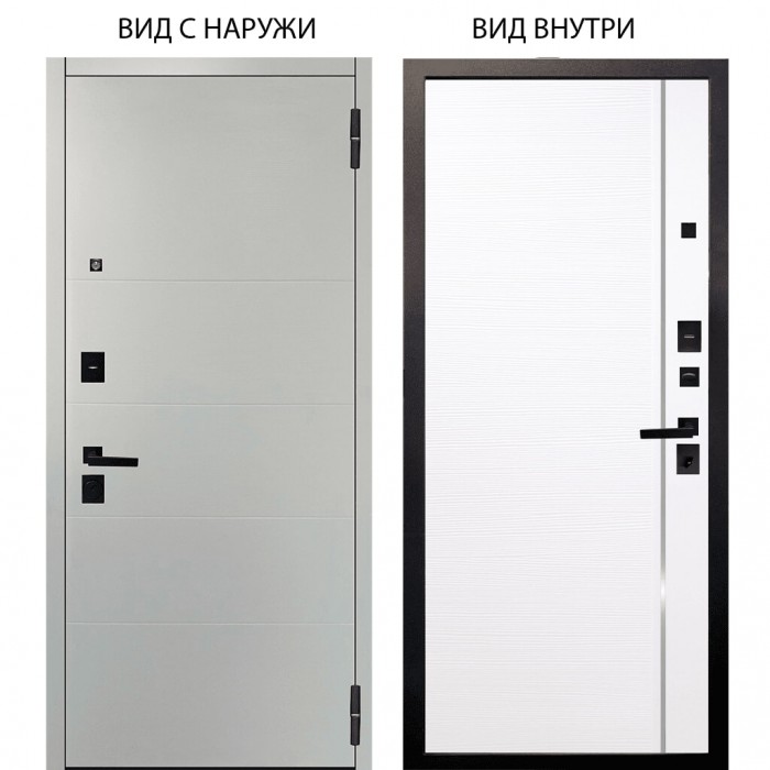 Берлога Нова / Агат Вельвет белый горизонт / Гауда Роял вуд белый