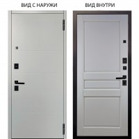 Берлога Нова / Агат Вельвет белый горизонт / Каролина Белая эмаль