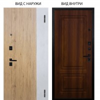 Берлога Нова / Эксперт Рустик соломенный - бетон урбан милк / Элион Дуб рустикальный