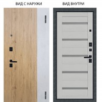 Берлога Нова / Эксперт Рустик соломенный - бетон урбан милк / Александра Серый винил