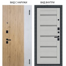 Берлога Нова / Эксперт Рустик соломенный - бетон урбан милк / Александра Серый винил