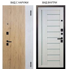 Берлога Нова / Эксперт Рустик соломенный - бетон урбан милк / Диана Белая лиственница
