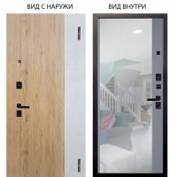 Берлога Нова / Эксперт Рустик соломенный - бетон урбан милк / Магнум Силк маус