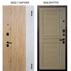 Берлога Нова / Эксперт Рустик соломенный - бетон урбан милк / Мирра Буксус