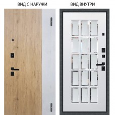 Берлога Нова / Эксперт Рустик соломенный - бетон урбан милк / Мэрелин Софт милк с фацетом и пескоструем