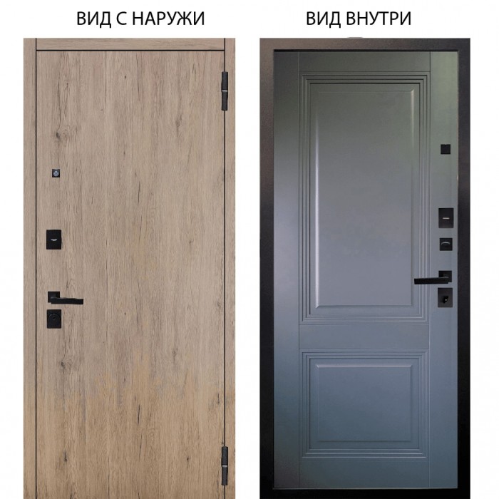 Берлога Нова / Элегант Рустик соломенный / Соло Антрацит