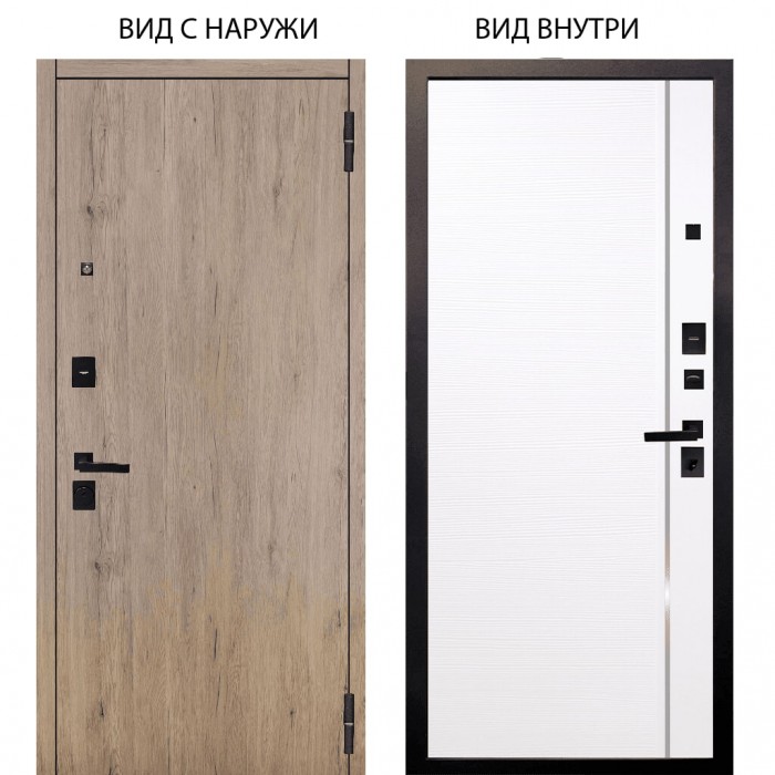 Берлога Нова / Элегант Рустик соломенный / Гауда Роял вуд белый