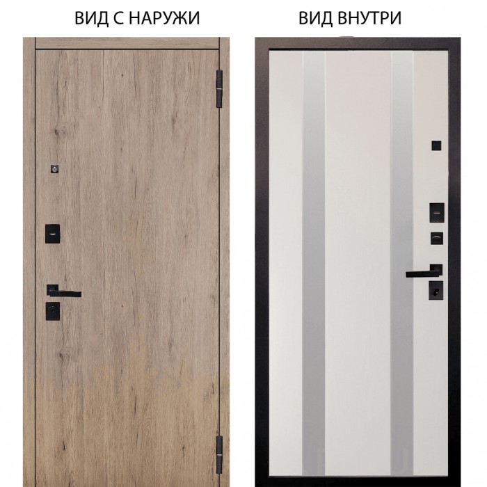 Берлога Нова / Элегант Рустик соломенный / Дуэт Белое дерево вставки Изабель