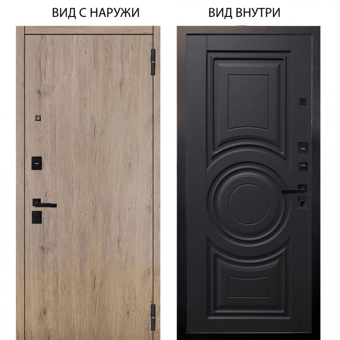 Берлога Нова / Элегант Рустик соломенный / Могадиш Черный софт