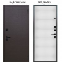 Берлога Нова / Элегант Венге горизонт / Агат Вельвет белый горизонт