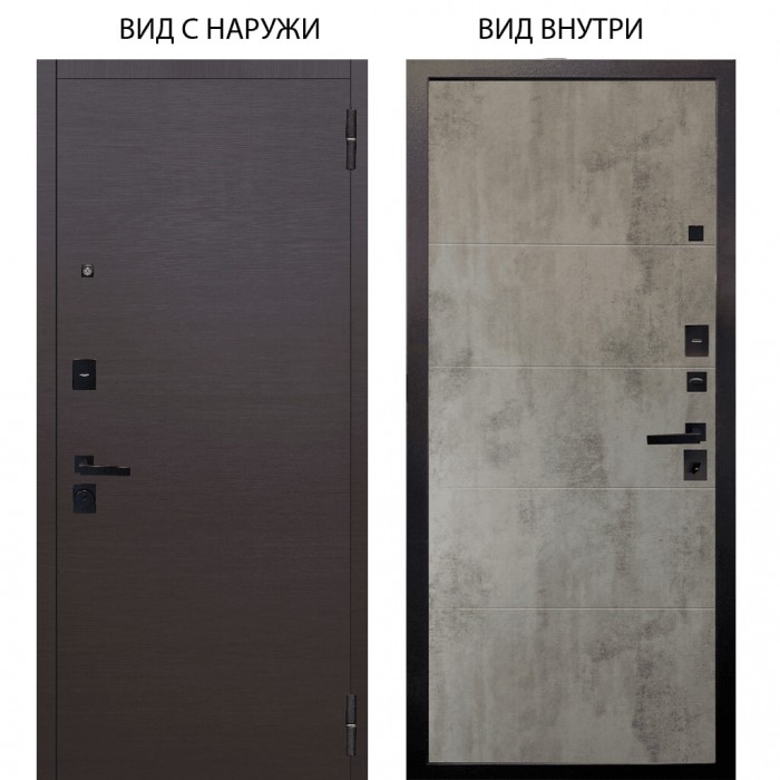 Берлога Нова / Элегант Венге горизонт / Агат Светлый бетон