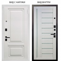 Берлога Нова / Элион ВМР белый / Диана Белая лиственница