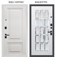 Берлога Нова / Элион ВМР белый / Мэрелин Софт милк с фацетом и пескоструем