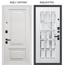 Берлога Нова / Элион ВМР белый / Мэрелин Софт милк с фацетом и пескоструем