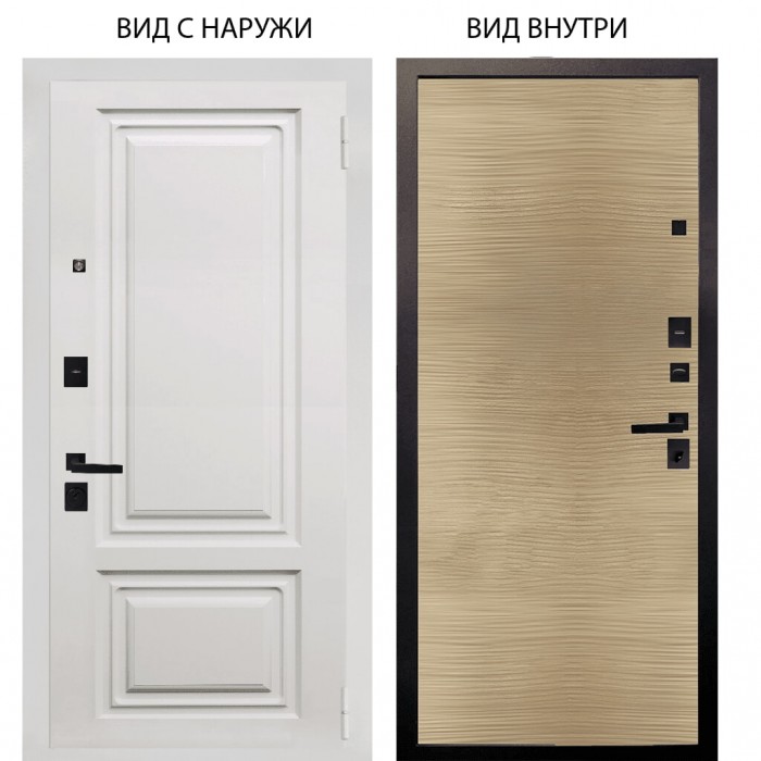 Берлога Нова / Элион ВМР белый / Элегант Дорс светлый горизонт