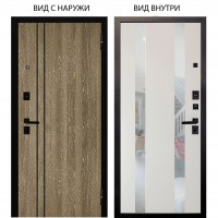 Берлога Нова / Гейджи Орех мраморный / Дуэт Белое дерево вставки Николь