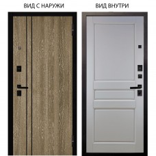 Берлога Нова / Гейджи Орех мраморный / Каролина Белая эмаль
