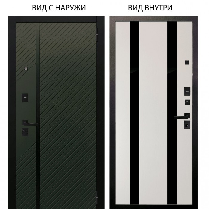 Берлога Нова / Ланцет Олива софт / Дуэт Белое дерево вставки Кензо