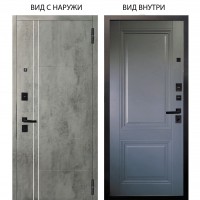 Берлога Нова / Лофт Темный бетон / Соло Антрацит