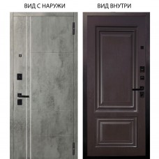 Берлога Нова / Лофт Темный бетон / Элион Горький шоколад