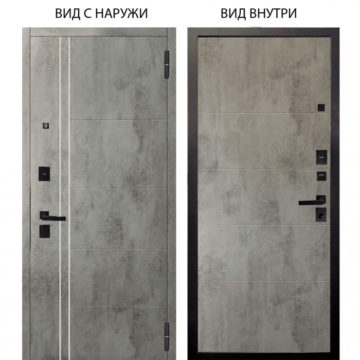 Берлога Нова / Лофт Темный бетон / Агат Светлый бетон