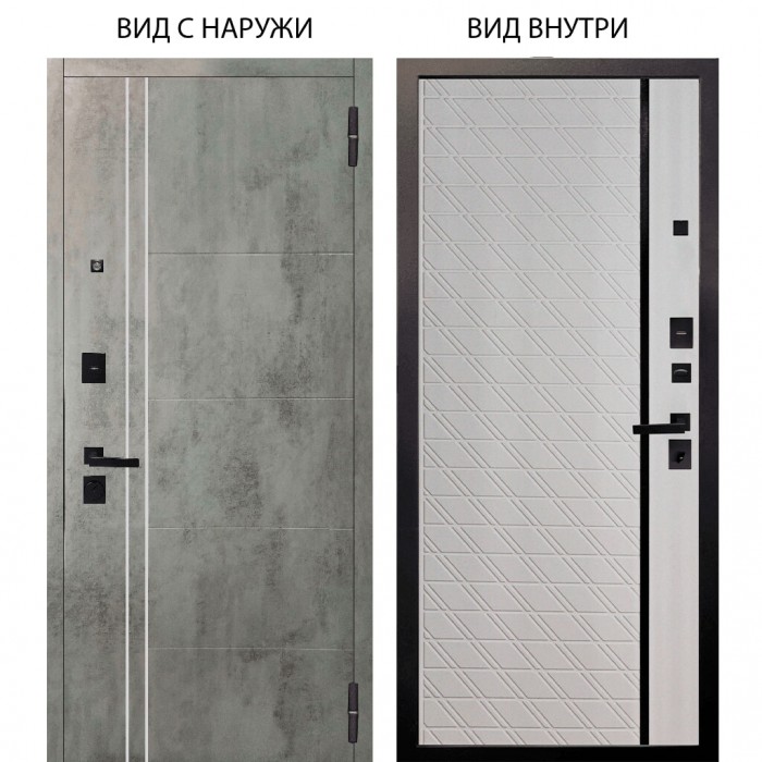 Берлога Нова / Лофт Темный бетон / Тори Софт милк