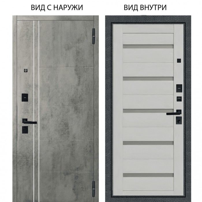 Берлога Нова / Лофт Темный бетон / Александра Серый винил