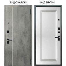 Берлога Нова / Лофт Темный бетон / Анастасия 1 Белый снег