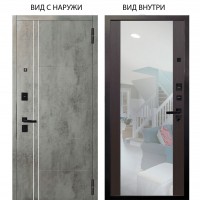 Берлога Нова / Лофт Темный бетон / Вояж Венге