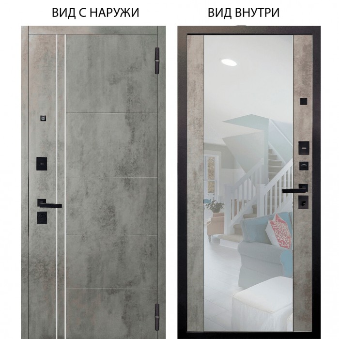 Берлога Нова / Лофт Темный бетон / Вояж Светлый бетон