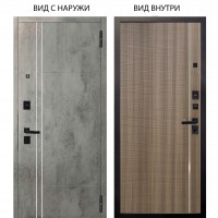 Берлога Нова / Лофт Темный бетон / Гауда Керамика