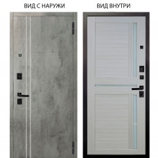 Берлога Нова / Лофт Темный бетон / Мирра Белая лиственница