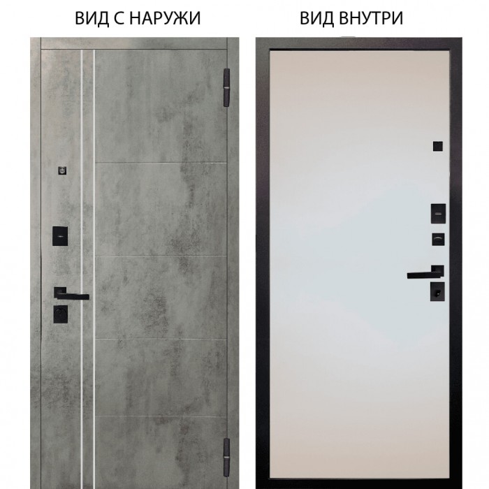 Берлога Нова / Лофт Темный бетон / Под покраску